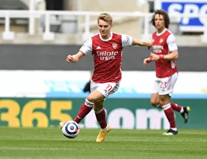 Odegaard Plays Out Empty St. James Park Duel: Arsenal vs. Newcastle (2020-21 Premier League)