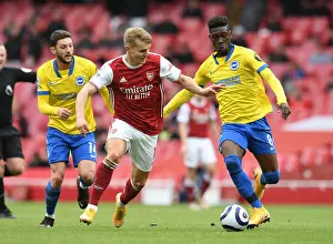 Odegaard vs Bissouma: Intense Midfield Battle - Arsenal vs Brighton (2020-21)