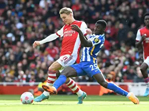 Odegaard vs Caicedo: Intense Rivalry in Arsenal vs Brighton Premier League Clash (April 2022)
