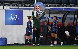 OH Leuven V Arsenal Women - KO 1st Leg 2025-26 Prints: OH Leuven v Arsenal Women FC - UEFA Women's Champions League 2025/26 KO play-offs First Leg OH Leuven v Arsenal