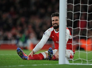 Arsenal V West Bromwich Albion 2016-17 Prints: Olivier Giroud in Action: Arsenal vs. West Bromwich Albion, Premier League 2016-17