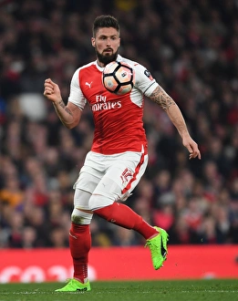 Arsenal V Lincoln City 2016-17 Prints: Olivier Giroud in Action: Arsenal vs. Lincoln City - Emirates FA Cup Quarter-Final