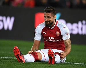 Sydney Western Wanderers V Arsenal 2017-18 Prints: Olivier Giroud in Action: Arsenal vs. Western Sydney Wanderers, Sydney 2017