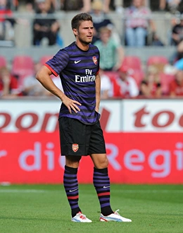 Olivier Giroud in Action: Arsenal vs. FC Cologne Pre-Season Friendly, 2012