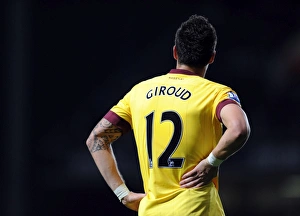 Olivier Giroud in Action: Arsenal vs. West Ham United, Premier League 2012-13