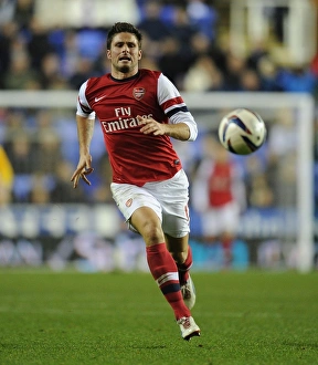 Olivier Giroud in Action: Arsenal vs. Reading - Capital One Cup 2012-13