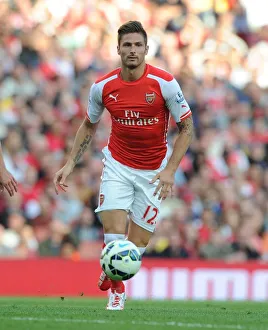 Olivier Giroud in Action: Arsenal vs Crystal Palace, Premier League 2014/15