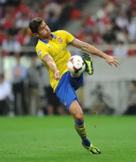 Uwara Red Diamonds V Arsenal 2013-14 Prints: Olivier Giroud in Action: Arsenal vs Urawa Red Diamonds, Japan 2013