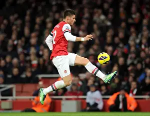 Arsenal V West Bromwich Albion 2012-13 Prints: Olivier Giroud in Action: Arsenal vs West Bromwich Albion, Premier League 2012-13
