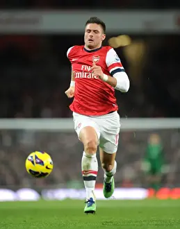 Arsenal V West Bromwich Albion 2012-13 Prints: Olivier Giroud in Action for Arsenal against West Bromwich Albion (2012-13)