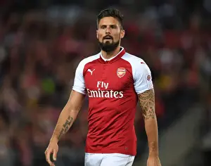 Sydney Western Wanderers V Arsenal 2017-18 Prints: Olivier Giroud: In Action for Arsenal Against Western Sydney Wanderers, Sydney 2017