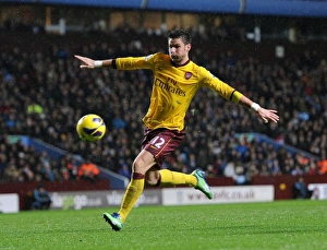 Aston Villa V Arsenal 2012-13 Prints: Olivier Giroud in Action: Aston Villa vs. Arsenal, Premier League 2012-13