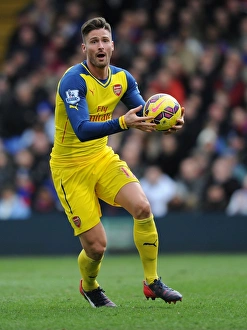 Crystal Palace V Arsenal 2014-15 Prints: Olivier Giroud in Action: Crystal Palace vs Arsenal, Premier League 2014-15