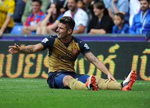 Crystal Palace V Arsenal 2015-16 Prints: Olivier Giroud in Action: Crystal Palace vs Arsenal, Premier League 2015-16
