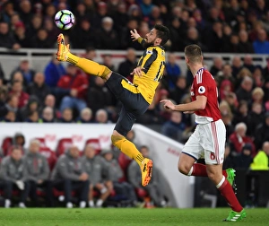 Olivier Giroud in Action: Middlesbrough vs Arsenal, Premier League 2016-17
