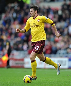 Olivier Giroud in Action: Sunderland vs Arsenal, Premier League 2012-13