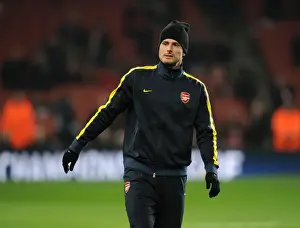 Olivier Giroud (Arsenal). Arsenal 1: 3 Bayern Munich. UEFA Champions League. Round of 16, 1st Leg