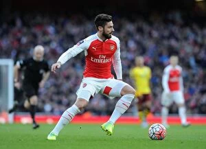 Arsenal v Burnley FA Cup 4th Rd 2016 Collection: Olivier Giroud (Arsenal). Arsenal 2: 1 Burnley. FA Cup 4th Round. Emirates Stadium