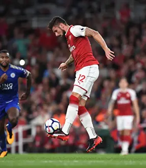 Olivier Giroud (Arsenal). Arsenal 4: 3 Leicester City. Premier League. Emirates Stadium