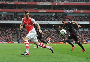 Olivier Giroud (Arsenal) Emre Can (Liverpool). Arsenal 4:1 Liverpool. Barclays Premier League Olivier Giroud (Arsenal) Emre Can (Liverpool). Arsenal 4:1 Liverpool. Barclays Premier League