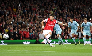 Olivier Giroud (Arsenal) misses a penalty. Arsenal 6:1 Coventry City. Capital One League Cup Olivier Giroud (Arsenal) misses a penalty. Arsenal 6:1 Coventry City. Capital One League Cup