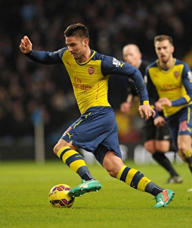 Olivier Giroud: Arsenal's Battle at the Etihad vs. Manchester City, 2014-15