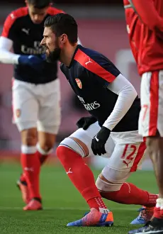 Arsenal V West Bromwich Albion 2016-17 Prints: Olivier Giroud: Arsenal's Ready-to-Go Striker Against West Bromwich Albion (2016-17)