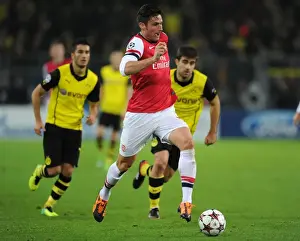Olivier Giroud Faces Borussia Dortmund in the UEFA Champions League