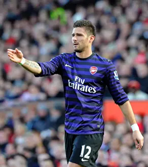 Olivier Giroud Faces Manchester United: Arsenal vs. Manchester United, Premier League 2012-13