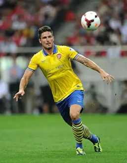 Uwara Red Diamonds V Arsenal 2013-14 Prints: Olivier Giroud Faces Urawa Red Diamonds in Arsenal's 2013 Pre-Season Clash