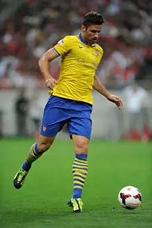Uwara Red Diamonds V Arsenal 2013-14 Prints: Olivier Giroud Faces Urawa Red Diamonds in Arsenal's 2013 Pre-Season Match