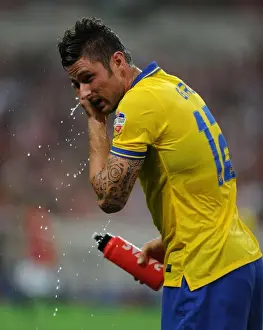 Uwara Red Diamonds V Arsenal 2013-14 Prints: Olivier Giroud Faces Urawa Red Diamonds in Arsenal's 2013 Pre-Season Match