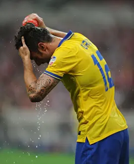 Uwara Red Diamonds V Arsenal 2013-14 Prints: Olivier Giroud Faces Urawa Red Diamonds in Arsenal's 2013 Pre-Season Match