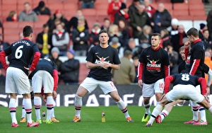 Olivier Giroud and Jack Wilshere (Arsenal) in their Arsenal for Everyone Tshirts Olivier Giroud and Jack Wilshere (Arsenal) in their Arsenal for Everyone Tshirts