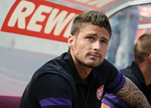 Cologne V Arsenal 2012-13 Prints: Olivier Giroud Pre-Season Preview: Arsenal vs. FC Cologne (2012)