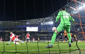 15/16 Hull City V Arsenal FA Cup Prints: Olivier Giroud Scores the Decisive FA Cup Goal: Hull City vs Arsenal (2016)