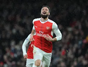 Olivier Giroud Scores First Goal for Arsenal in 2017: Arsenal vs Crystal Palace, Premier League