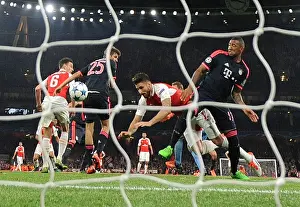 Olivier Giroud Scores First Goal Against Bayern Munich in 2015: Arsenal vs Bayern Champions League Clash