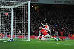Arsenal V Sunderland FA Cup 2015-16 Prints: Olivier Giroud Scores Hat-trick: Arsenal Crushes Sunderland in FA Cup Third Round