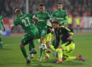 Olivier Giroud vs Cosmin Moti: A Battle in the UEFA Champions League between Arsenal and Ludogorets