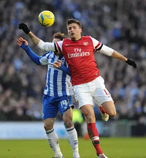 Olivier Giroud vs. Inigo Calderon: A FA Cup Battle at Brighton & Hove Albion