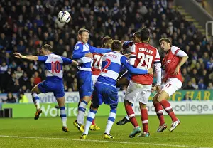 Reading V Arsenal - Capital One Cup 2012-13 Prints: Olivier Giroud's Brace: Arsenal Triumph Over Reading in Capital One Cup