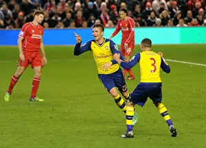 Liverpool V Arsenal 2014/15 Prints: Olivier Giroud's Brace: Arsenal's Victory Over Liverpool in Premier League 2014/15