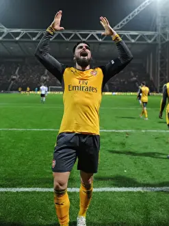 Preston North End V Arsenal - FA Cup - 2017 Prints: Olivier Giroud's Double: Arsenal's FA Cup Triumph over Preston North End (January 2017)
