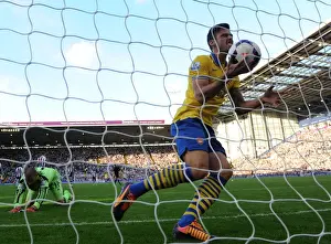 West Bromwich Albion V Arsenal 2013-14 Prints: Olivier Giroud's Goal: Arsenal's Victory at West Bromwich Albion (2013-14)