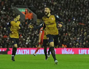 Liverpool V Arsenal 2015-16 Prints: Olivier Giroud's Hat-Trick: Arsenal's Thrilling Victory Over Liverpool in the Premier League 2015-16