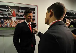 Arsenal V Chelsea 2014/15 Prints: Olivier Giroud's Pre-Match Interview Ahead of Arsenal vs. Chelsea Showdown (2015)