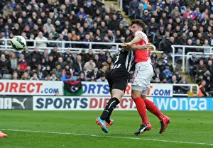 Newcastle United V Arseal 2014/15 Prints: Olivier Giroud's Pressure-Cooker Goal: Arsenal's Victory Over Newcastle