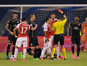 Olivier Giroud's Red Card Derails Arsenal in UEFA Champions League Match Against Dinamo Zagreb