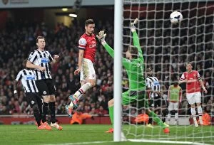 Newcastle United Collection: Olivier Giroud's Stunning Hat-trick: Arsenal's Victory Over Newcastle United, April 2014